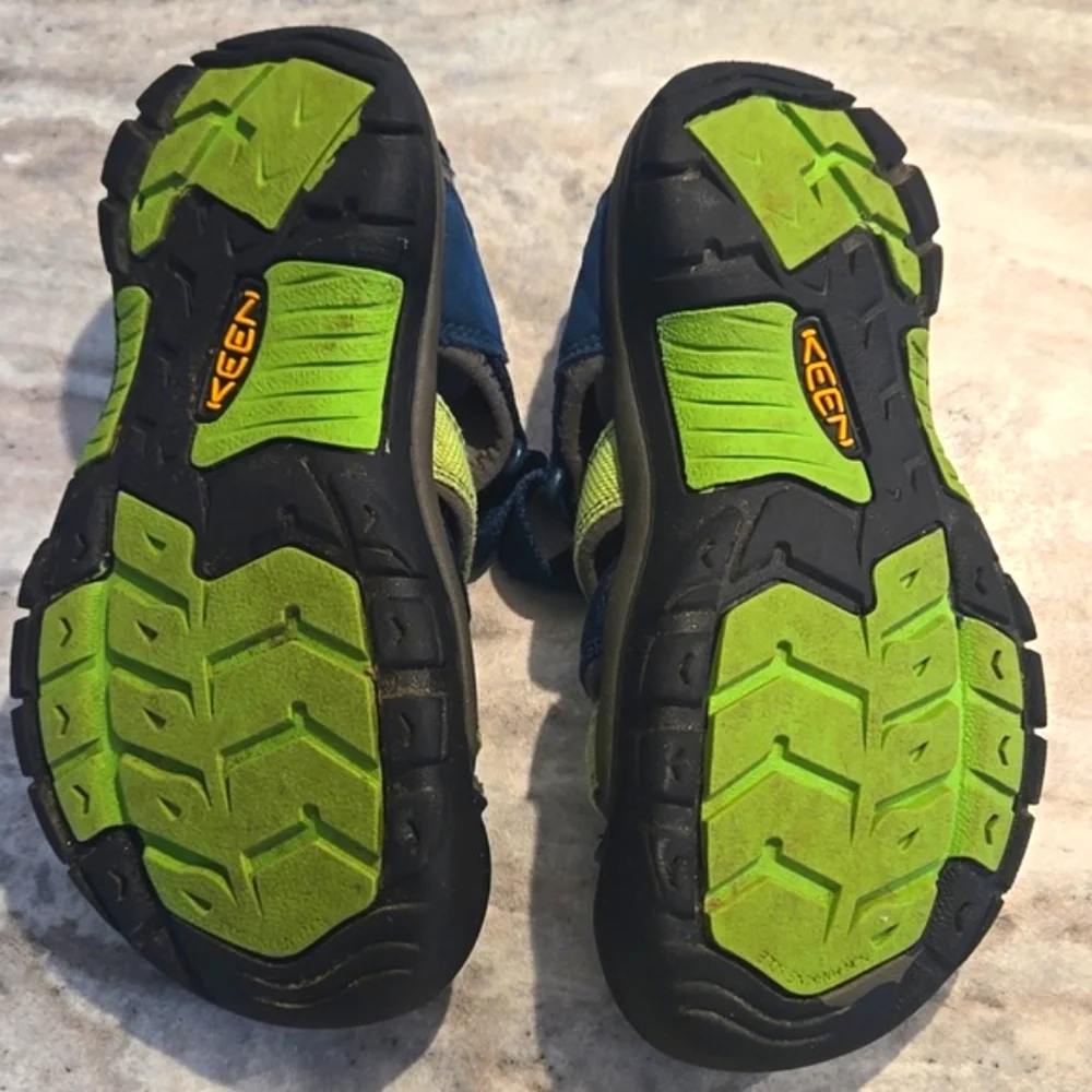 Kids Keen Outdoor Adventure‎ Sandals - Blue and Green